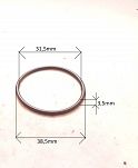 Oring  31,50 mm x 3,50 mm NBR - 4