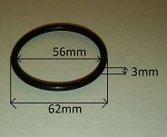 Oring  56,00 mm x 3,00 mm - 2