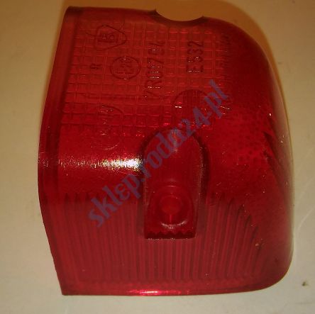 Klosz lampy obrysowej Jelcz, Kamaz czerwony
