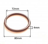 Oring  72,00 mm x 4,00 mm NBR - 2