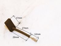 Szczotka   5,0 x 10,0 x 17,0 węglowa 701/1 - 2