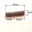Szpilka   M10 x 14 / 26 / 45 korpus silnika CC 700 - 2