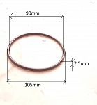 Oring  90,00 mm x 7,50 mm NBR - 2