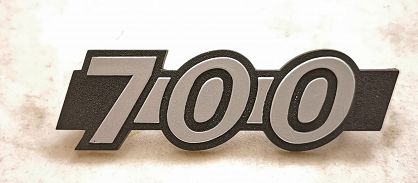 Emblemat "700" 126p Bis, CC 700 Fiat