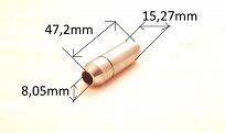 Prowadnica zaworu wydechowego + 0,20 FSO 1500 JŁ - 2