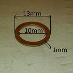 Podkładka  CU 10 x 13.5 x 1 - 2