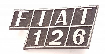 Emblemat  "Fiat 126"