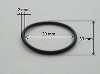 Oring  29,00 mm x 2,00 mm NBR - 2