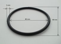 Oring  80,00 mm x 5,00 mm  - 2