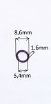 Oring    5,40 mm x 1,60 mm  - 2