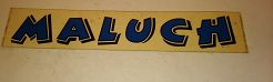 Nalepka tył "MALUCH" 126p