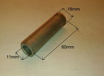 Tuleja metalowa zawieszenia silnika 126p - 2