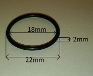 Oring  18,00 mm x 2,00 mm - 2