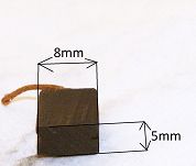 Szczotka   5,0 x 8,0 x 11,5 / 12,5 węglowa 770 - 4