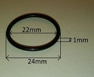 Oring  22,00 mm x 1,00 mm - 2