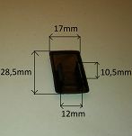 Zaślepka uchwytu pasażera 126p - 2