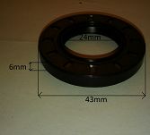 Simmering   24 x 43 x 6 ZBAO NBR Corteco - 2