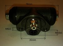 Cylinderek 71738324 tył CC, SC, Uno Fiat - 2