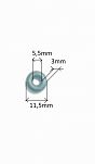 Oring    5,50 mm x 3,00 mm   - 2