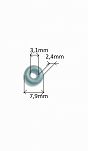 Oring    3,10 mm x 2,40 mm - 2