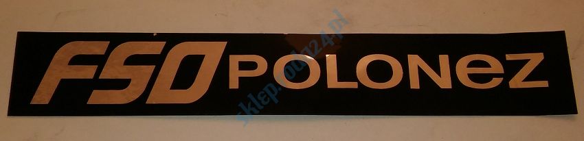 Nalepka  FSO Polonez PN