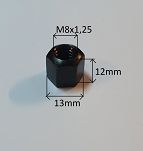 Nakrętka  M  8 x 1,25 długa 126p, PN Caro - 2