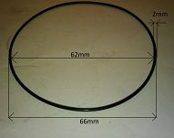 Oring  62,00 mm x 2,00 mm - 2