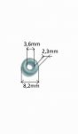 Oring    3,60 mm x 2,30 mm - 2