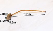 Szczotka   6,5 x 6,5 x 13,0 węglowa 613 - 2
