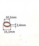 Oring  10,30 mm x 2,40 mm VMQ - 2