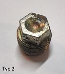Korek spustu oleju M22 x 1,5 L=13 mm Fiat Fischer - 3
