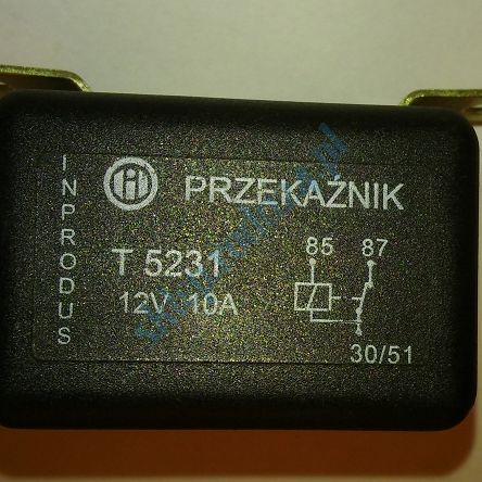 Przekaźnik T5231 ładowania FSO, PN ST, Żuk, Nysa
