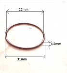 Oring  22,00 mm x 4,50 mm - 2