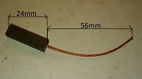 Szczotka   4,5 x 7,0 x 24,0 węglowa 126p - 2