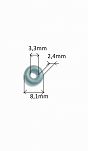 Oring    3,30 mm x 2,40 mm - 2