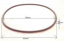 Oring 110,00 mm x 3,50 mm  - 2