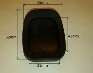 Nakładka pedału 126p, CC, SC Fiat - 2