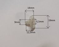 Spinka   26B tulejka kołka płata drzwi CC Fiat - 2