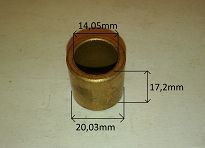 Tulejka rozr. 14,05 mm x 20,03 mm x 17,20 mm Żuk - 2