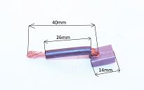 Szczotka   6,0 x 10,0 x 14,0 węglowa 503/2 - 4