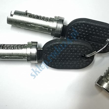 Bębenek zamka drzwi CC 2 sztuki + wkład bagażnika