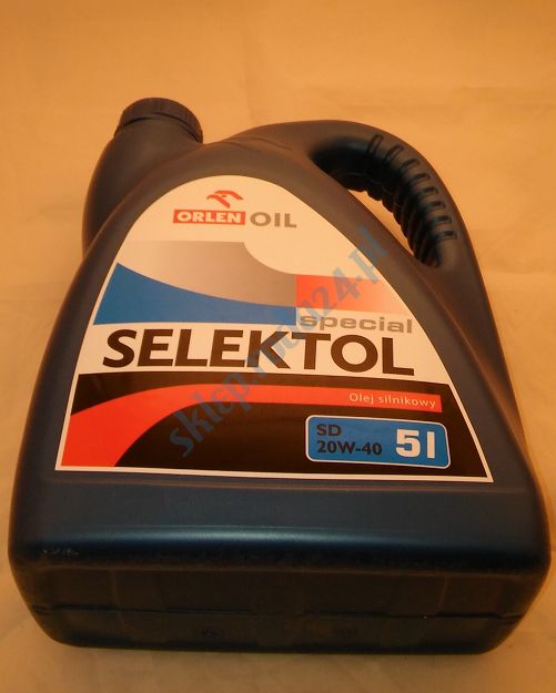 Olej Orlen 20W40 Selektol Special 5 l