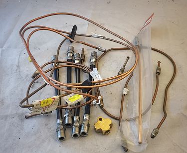 Zestaw przewodów hamulcowych Fiat 126p, 126p Bis