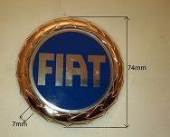Emblemat  76 przód Fiat do SC, Punto II - 2