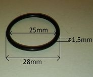 Oring  25,00 mm x 1,50 mm - 2