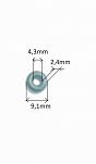Oring    4,30 mm x 2,40 mm - 2
