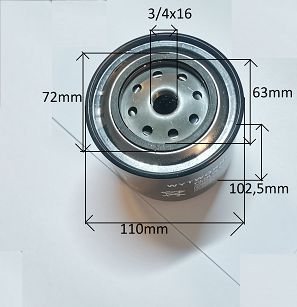 Filtr oleju 569 OP 105, 120, Fiat Łada Filtron