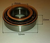 Łożysko   CBK 171 stożkowe tył 126p SKF, TPS - 2