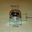 Nakrętka  M10 x 1,50  z teflonem 126p - 2